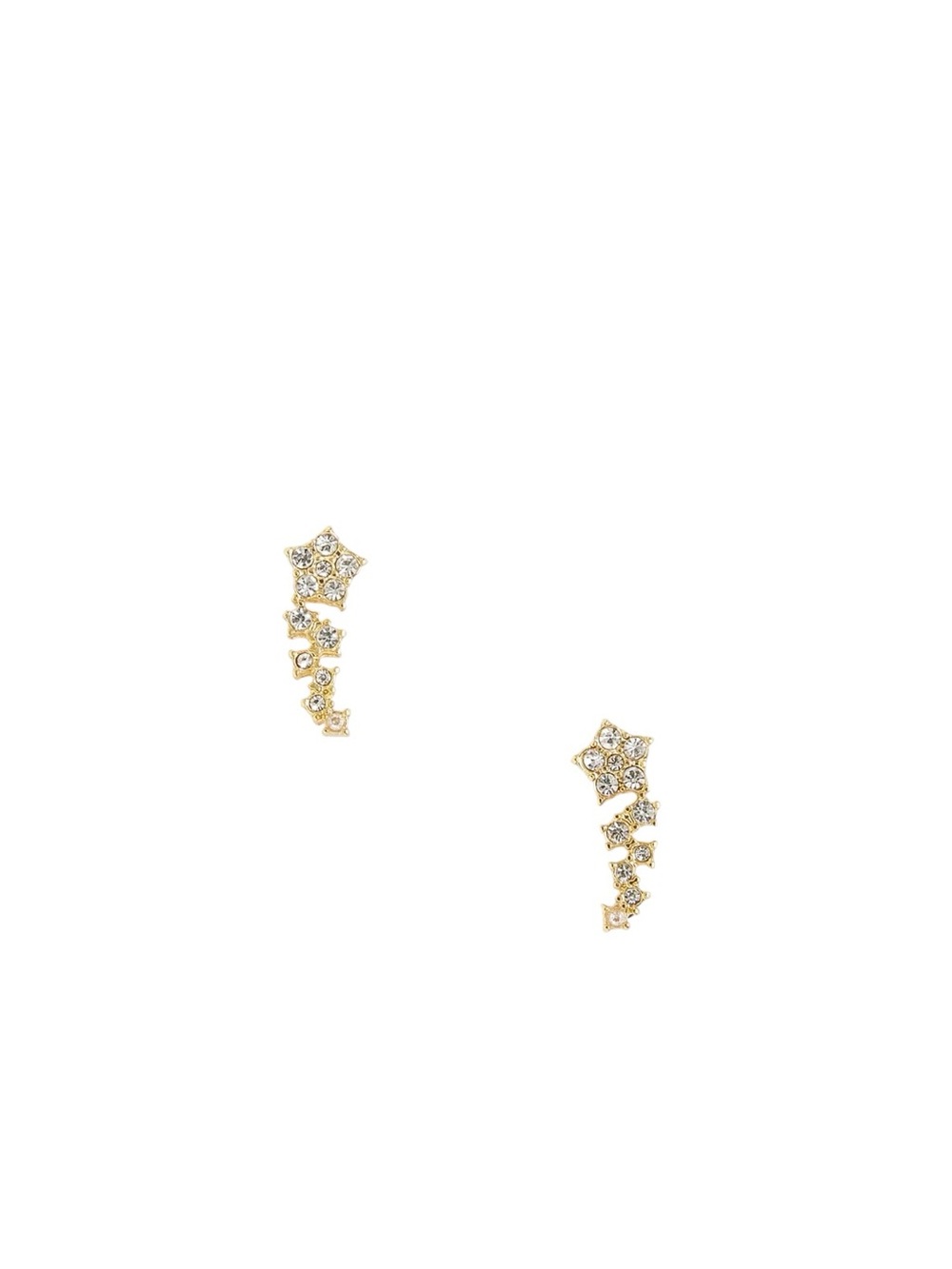 NWT J Crew Gold Star Cascade Stud Earrings - Women Jewelry